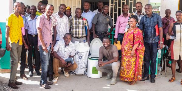 IAF staff and grantees with SOIL staff