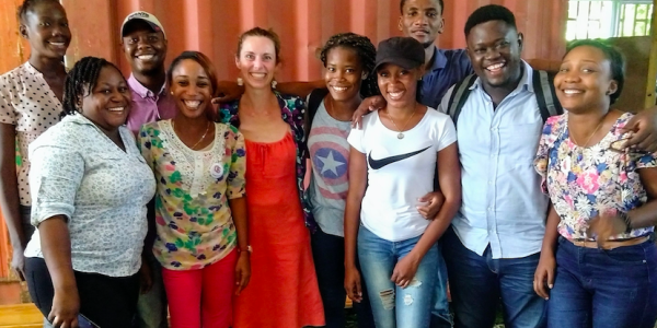 Froggi VanRiper alongside churn study research team