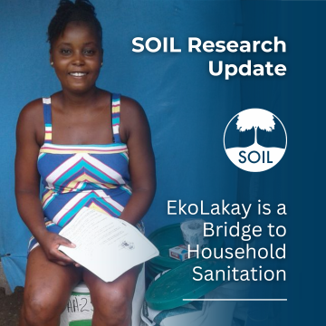 SOIL Research Update: EkoLakay is a Bridge to Household Sanitation