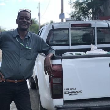 SOIL truck & driver