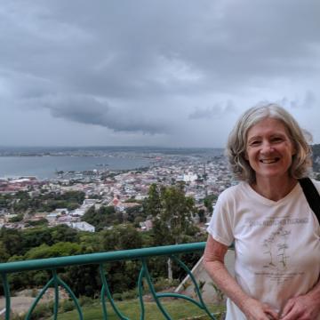 One of our favorite recent memories with Deirdre – overlooking the beautiful Cap-Haitien, Haiti in October 2018.