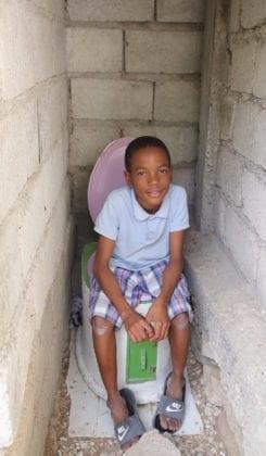 client and toilet