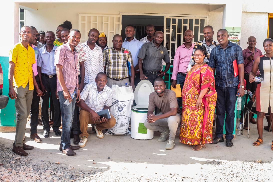 IAF staff and grantees with SOIL staff
