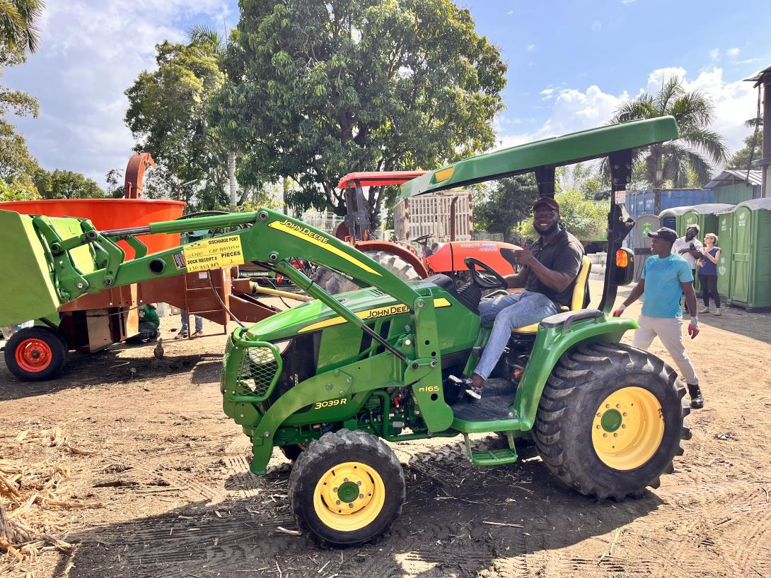 Man on Tractor