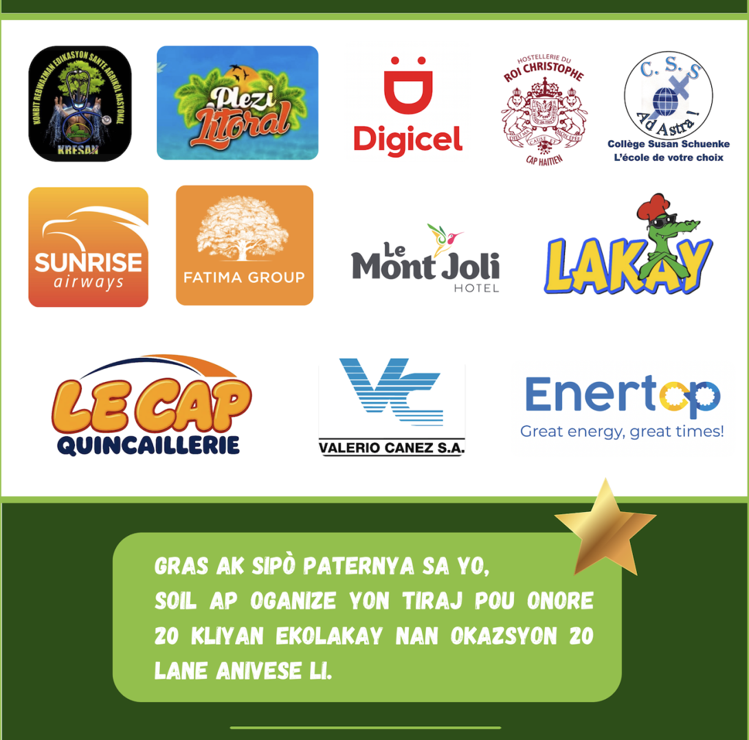 Raffle sponsors
