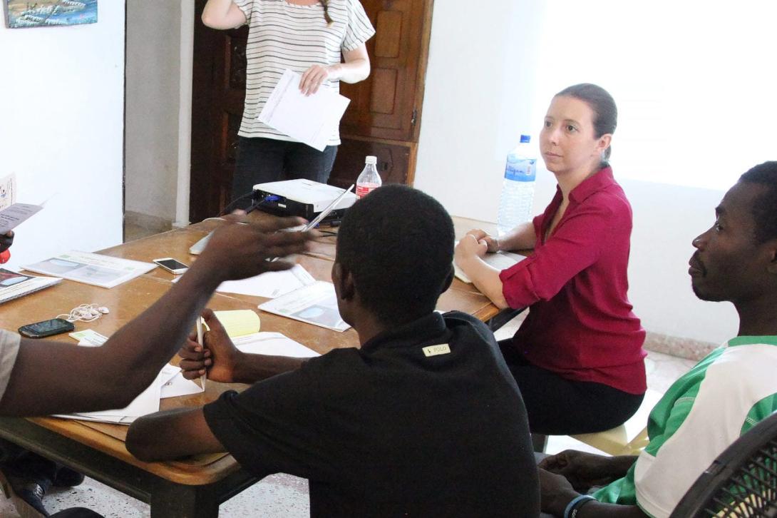 Eric Lloyd with bobo in PAP