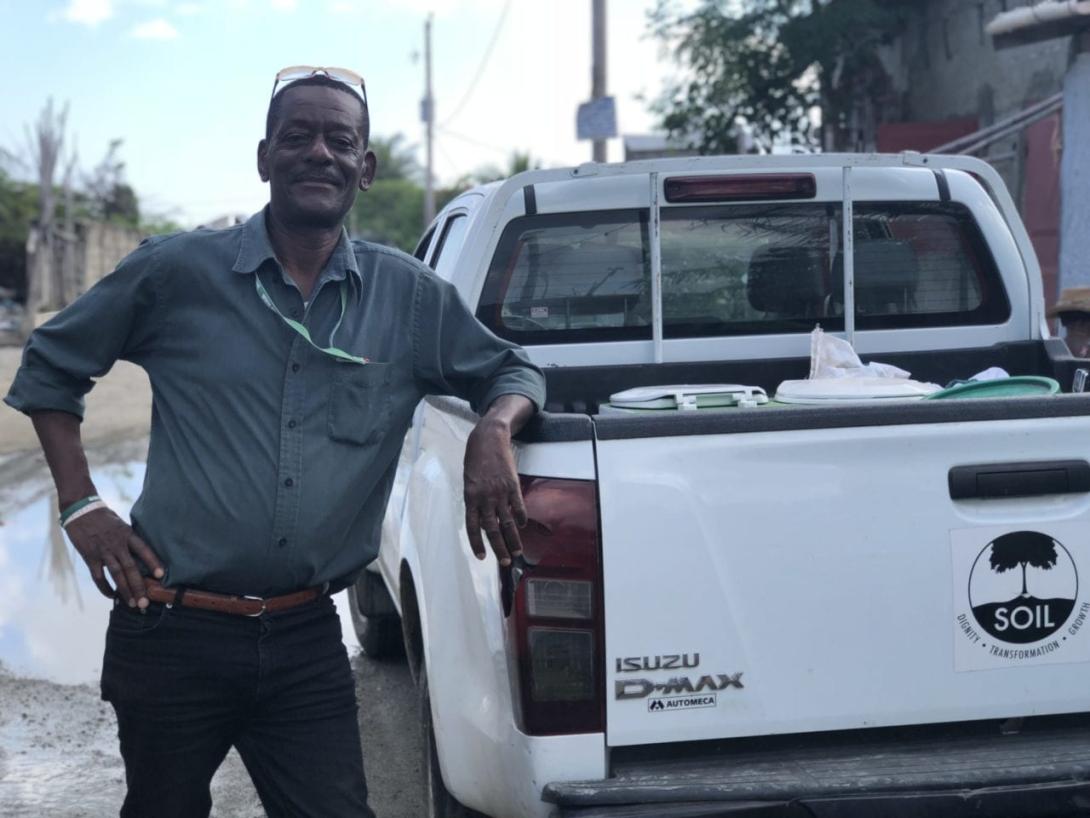 SOIL truck & driver