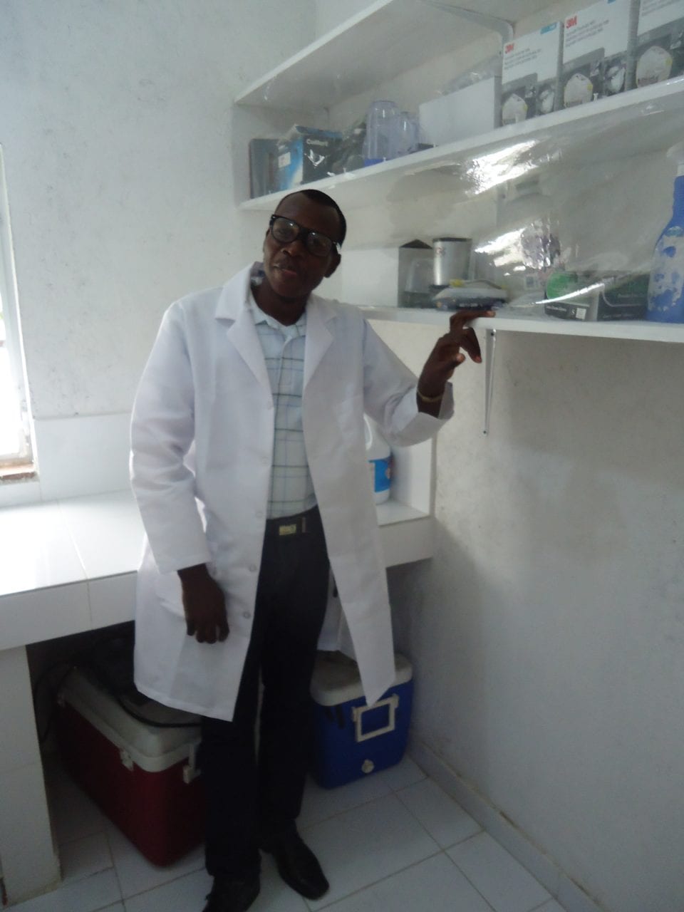 Erinold in the new SOIL lab