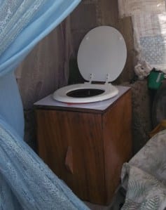 A SOIL toilet in a Cap-Haitien bedroom.  Photo credit: Monika Roy 